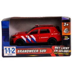 112 Brandweer Auto SUV 1:36 met Licht en Geluid- Hot