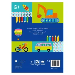 100 Dingen om te Kleuren - Voertuigen 3+-Standaard Uitgeverij Best