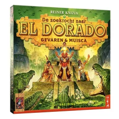 De Zoektocht naar El Dorado: Gevaren & Muisca Uitbreiding Bordspel-999 Games Clearance