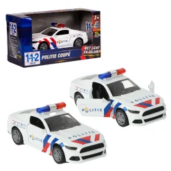 112 Politie Auto Sportwagen 1:36 met Licht en Geluid- Best