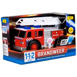 112 Rescue Racers Brandweer met Licht en Geluid Outlet
