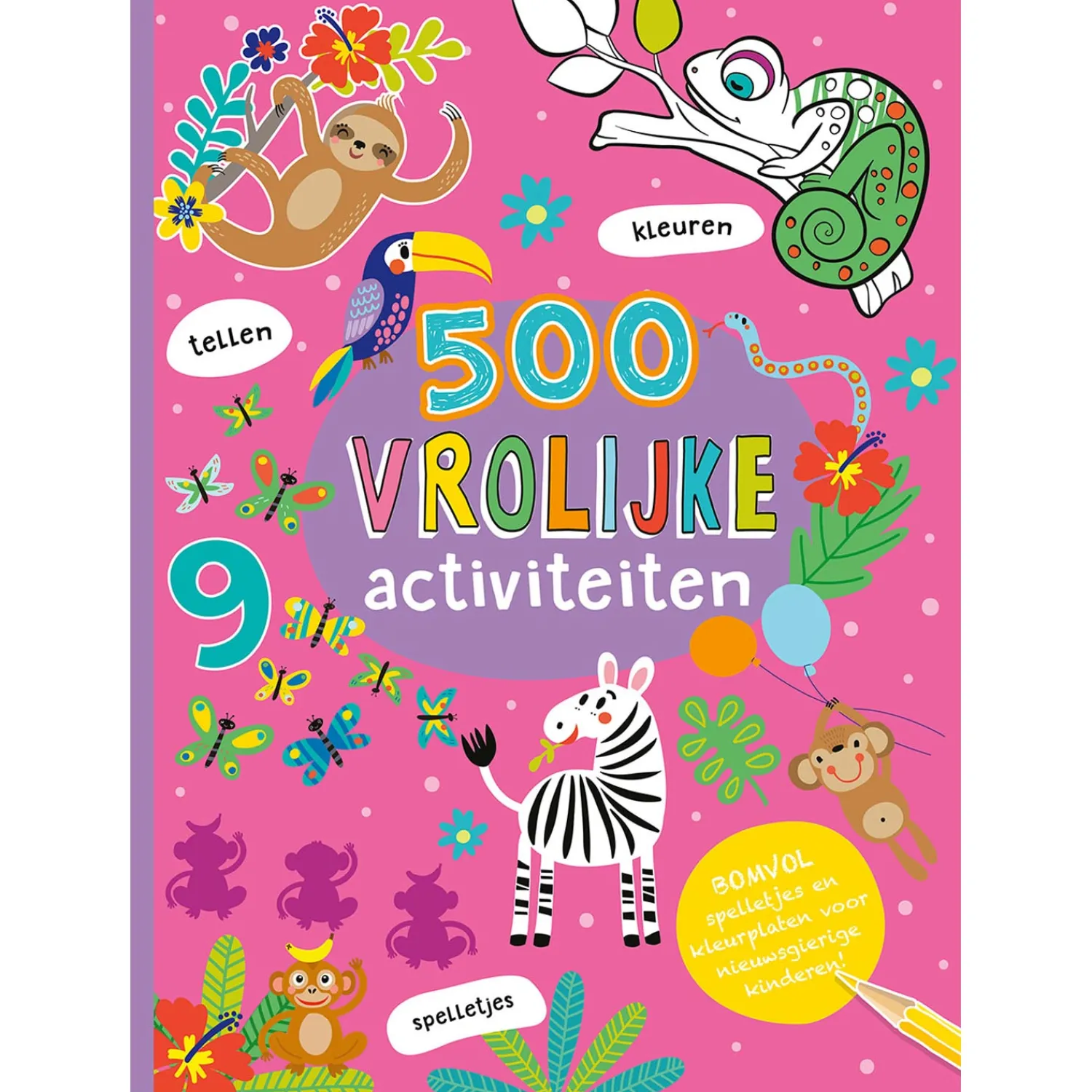 Rebo Publishers 500 Vrolijke Activiteitenboek Outlet