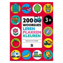 Standaard Uitgeverij 200 Woordjes Leren, Plakken en Kleuren Sale