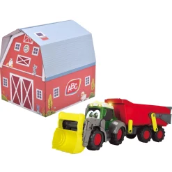 Dickie ABC Fendti Tractor met Aanhanger en Boerderij