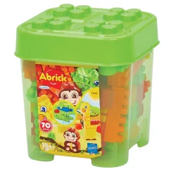 Abrick Bouwblokken Jungle in Opbergbox - 70dlg. Outlet