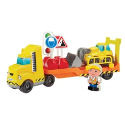 Vrachtwagen met Graafmachine>Abrick Clearance