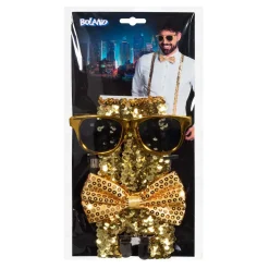 Accessoireset Feestoutfit Goud>Boland Best