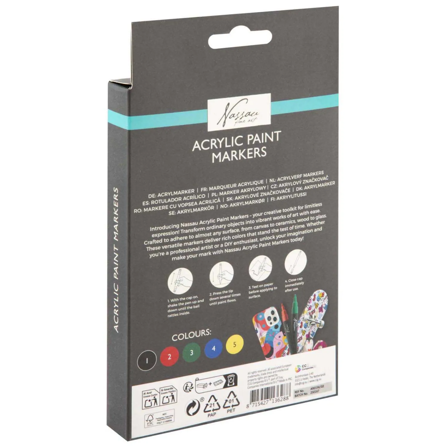 Creative Craft Group Acryl Markerset