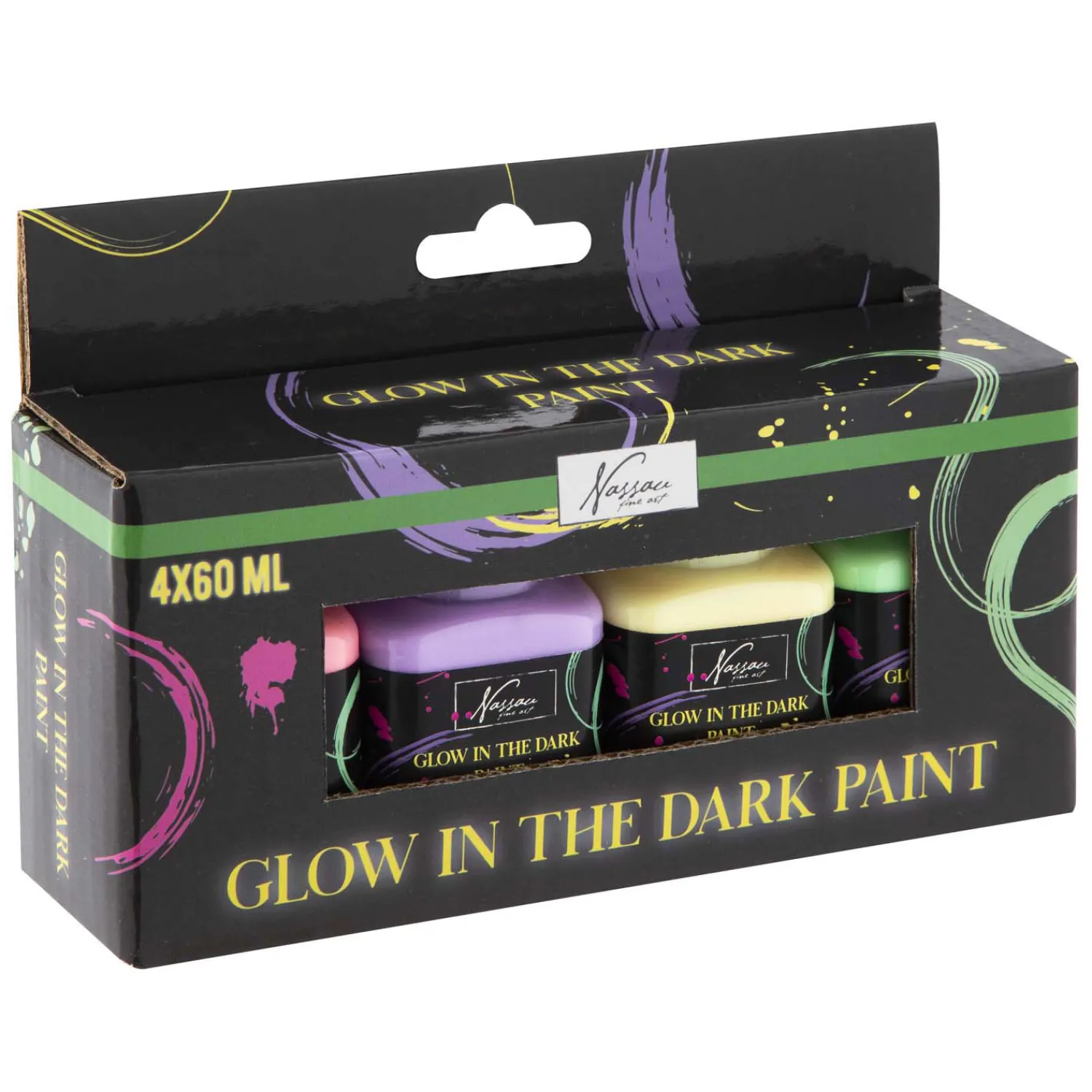 Creative Craft Group Acrylverf Glow in the Dark, 4x60ml
