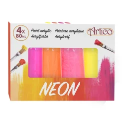Acrylverf Neon, 4dlg.- Sale