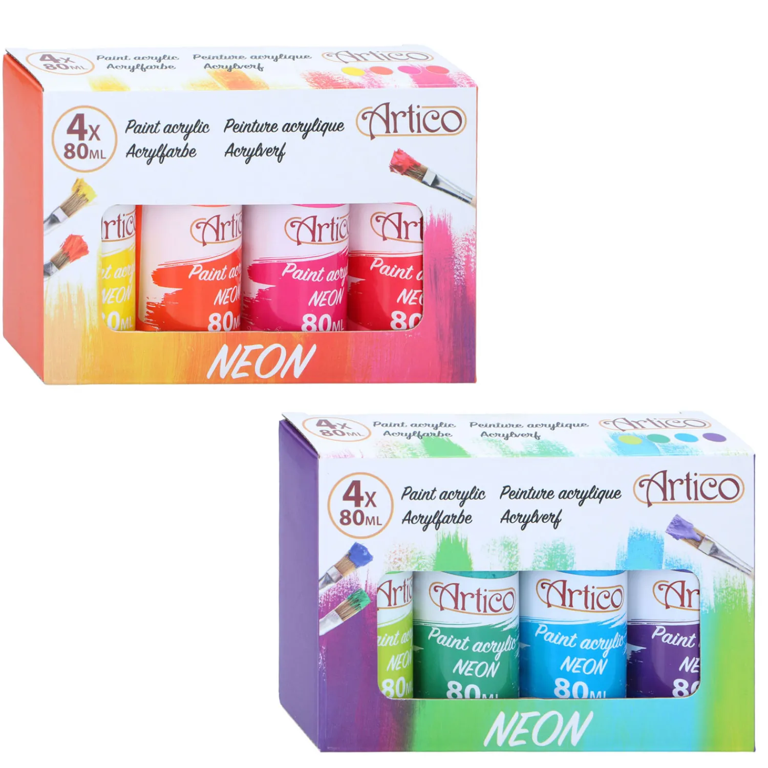 Acrylverf Neon, 4dlg.- Sale