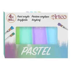 Acrylverf Pastel, 4dlg.- Clearance