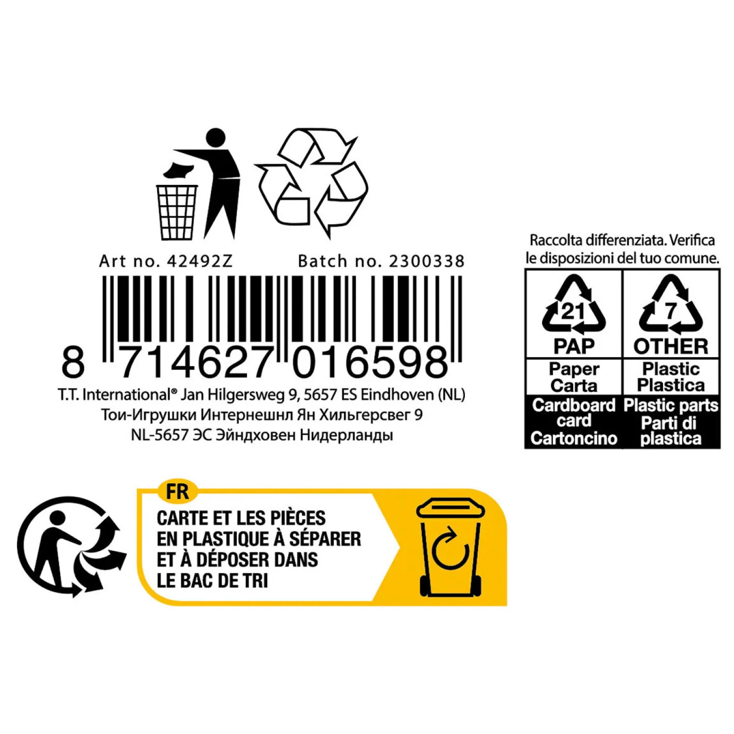 Adrenix Tennisracket>Toi-Toys Hot