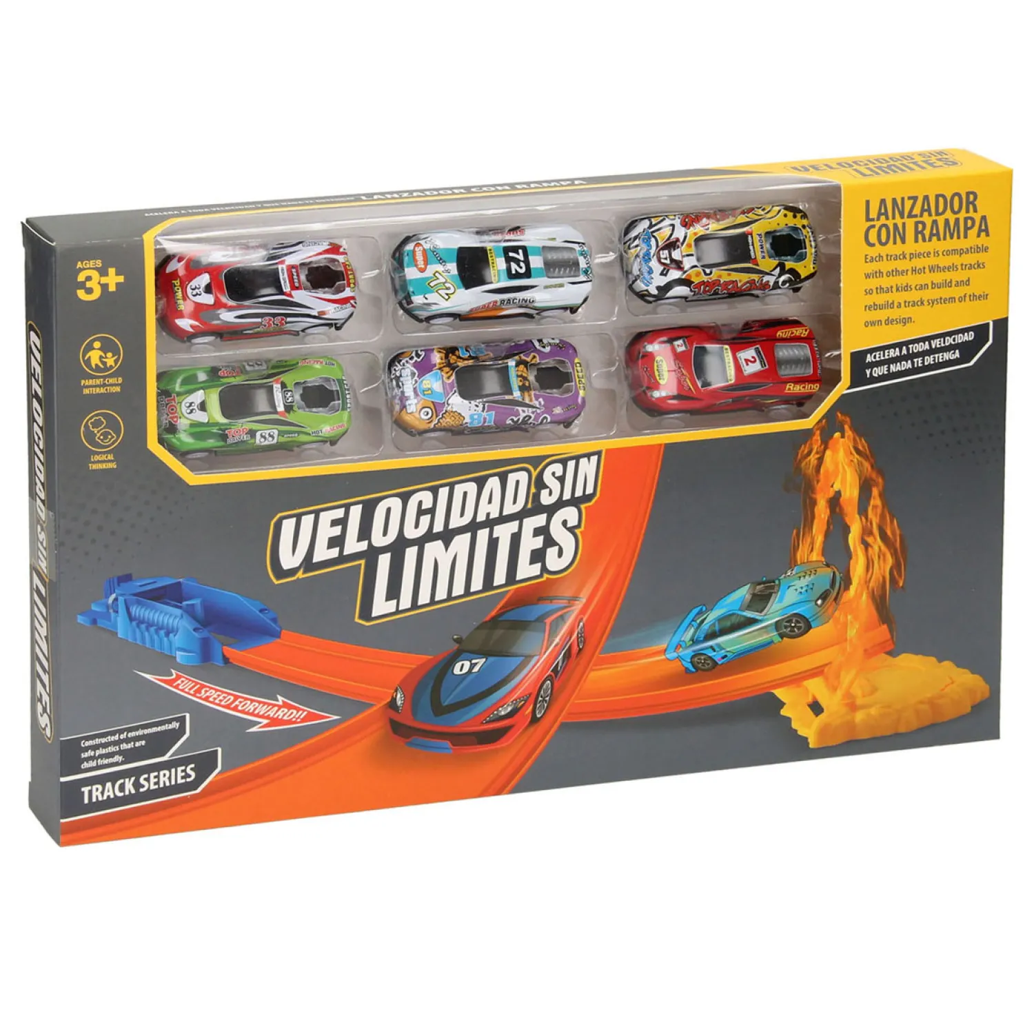 Afschiettrack met Auto's- New