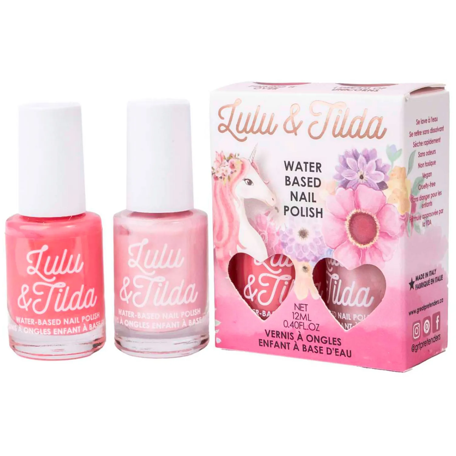 Afwasbare Nagellak Set - Somewhere Over the Unicorn - 2st.-Great Pretenders Best