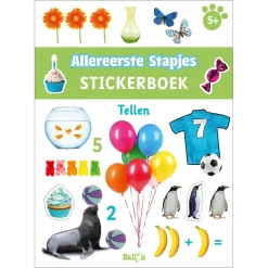 Allereerste Stapjes Stickerboek - Tellen-Standaard Uitgeverij Outlet