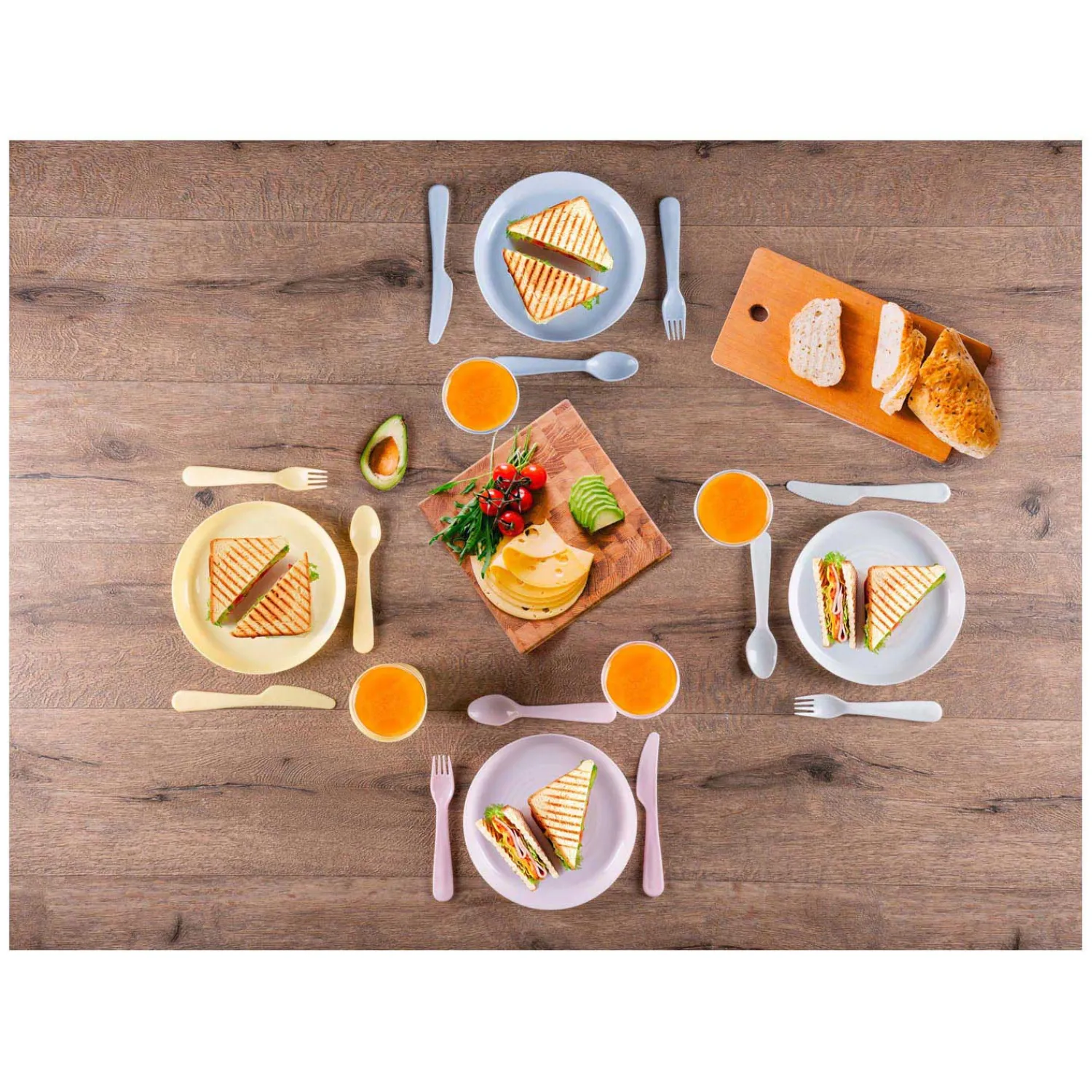 Alpina Picknickset in Opbergbox, 21dlg.>