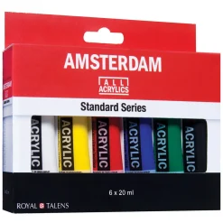 Amsterdam Acrylverf Standard Set, 6dlg.-Bruynzeel Best
