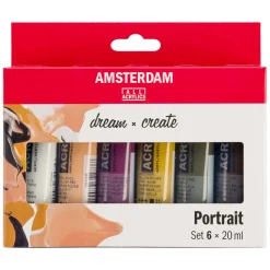 Amsterdam Standard Series Acrylverf Portret Set 20ml, 6dlg.-Bruynzeel Sale