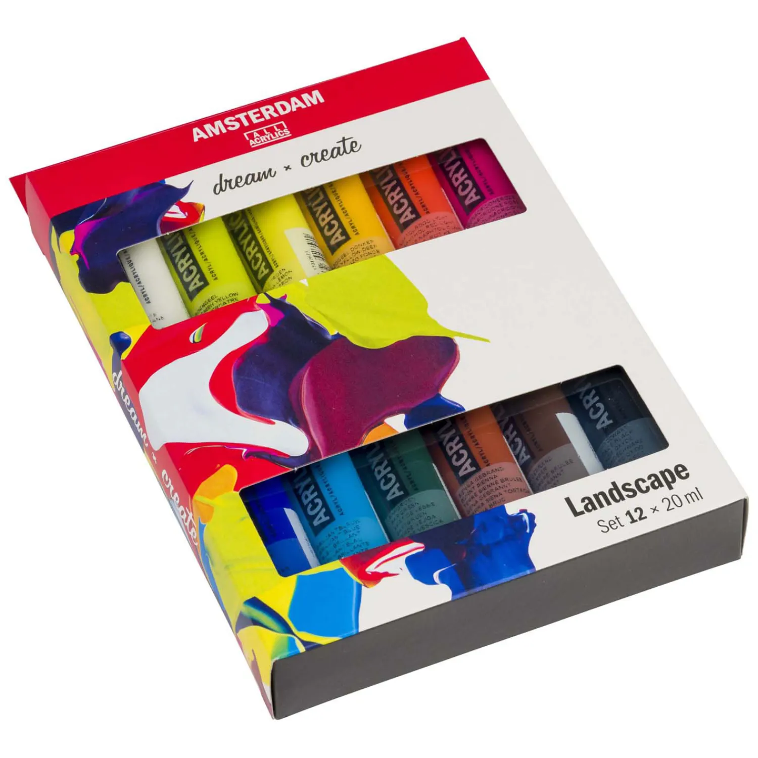 Amsterdam Standard Series Acrylverf Landschap Set 20ml, 12dlg.-Bruynzeel New