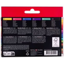 Amsterdam Standard Series Acrylverf Kleurrijke Metallic Set 20ml, 6dlg.-Bruynzeel Sale