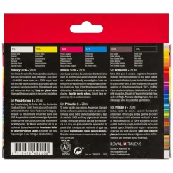 Amsterdam Standard Series Acrylverf Primaire Set 20ml, 6dlg.-Bruynzeel Best
