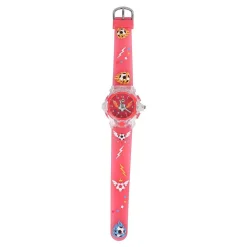 Analoog Horloge met Licht Voetbal - Rood- Best