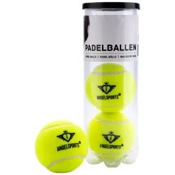 Angel Sports Padelballen Pro in Koker, 3st. Best