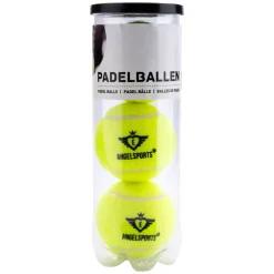 Angel Sports Padelballen Pro in Koker, 3st. Best