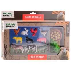Johntoy Animal World - Boerderij Dieren Speelset, 19dlg. Sale