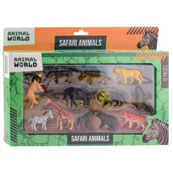 Animal World - Wilde Dieren Speelset, 12dlg.-Johntoy Online