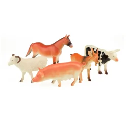 Animal World Boederijdieren Deluxe, 5st.-Toi-Toys Best