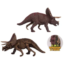 Animal World Tweezijdige Dino - Triceratops-Johntoy Hot