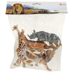 Toi-Toys Animal World Wilde Dieren Deluxe, 5st. Best
