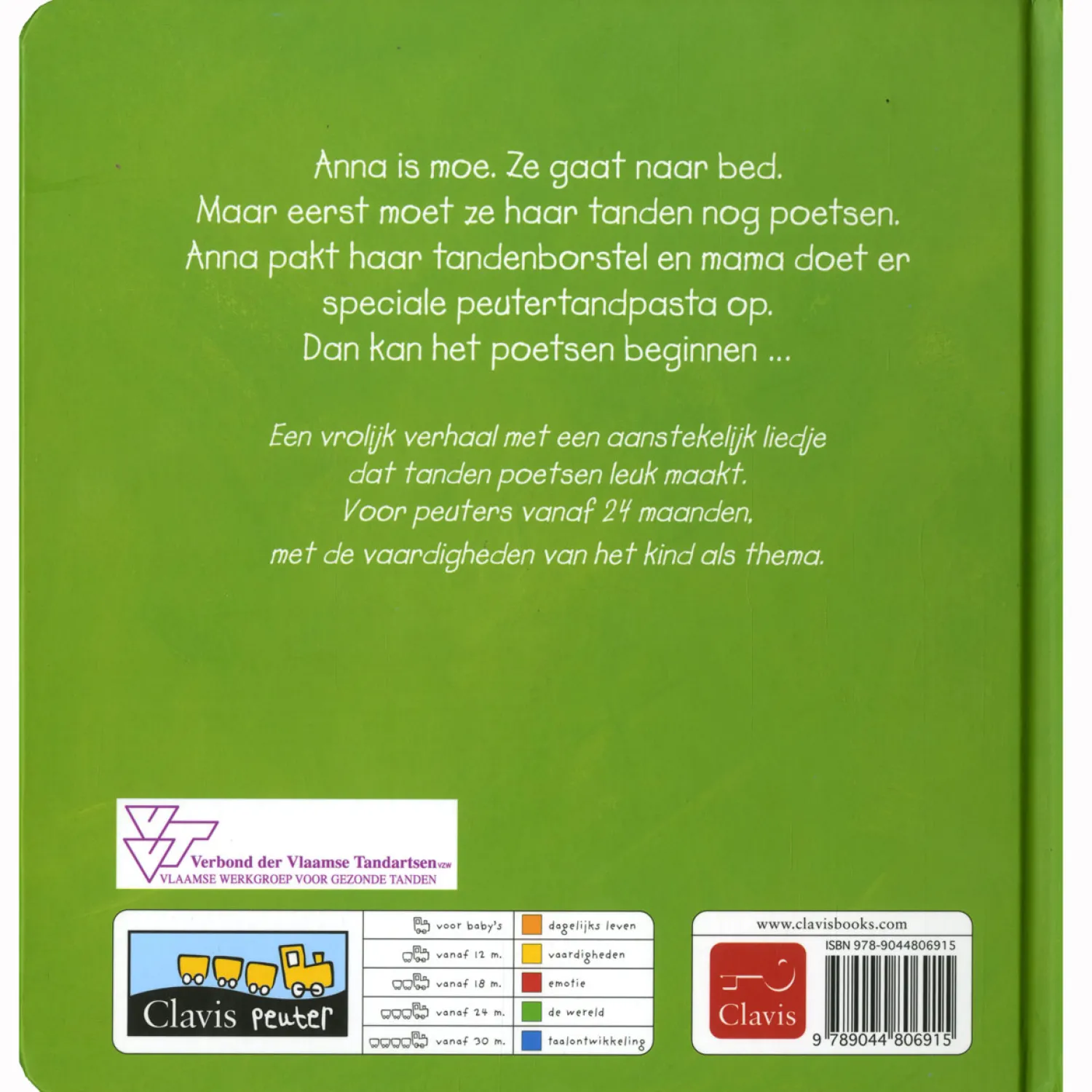 Centraal Boekhuis Anna poetst haar tanden Best