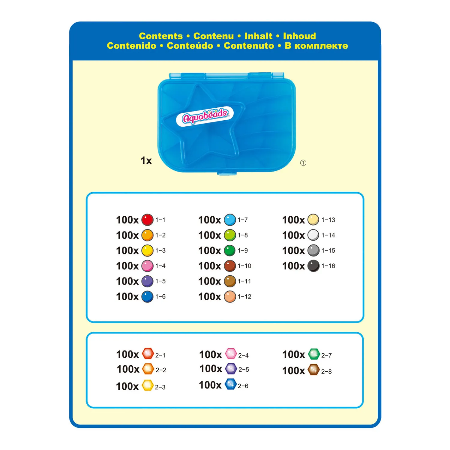 Mega Bead Set, 2400 parels>Aquabeads Online