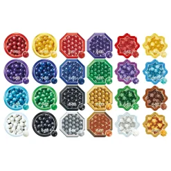 Aquabeads Navulling Glans parel pakket, 2000 parels in 24 kleuren New