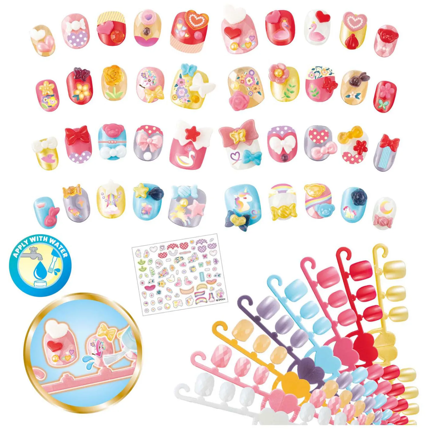 Sprankelende Nagelset Navulling-Aquabeads