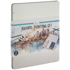 Creative Craft Group Aquarel Verfset in Tinnen Box, 28dlg Hot
