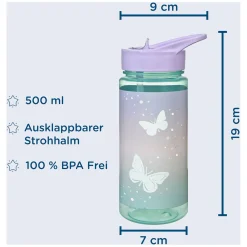 Areo Drinkfles Vlinders, 500ml><noscript><img width=