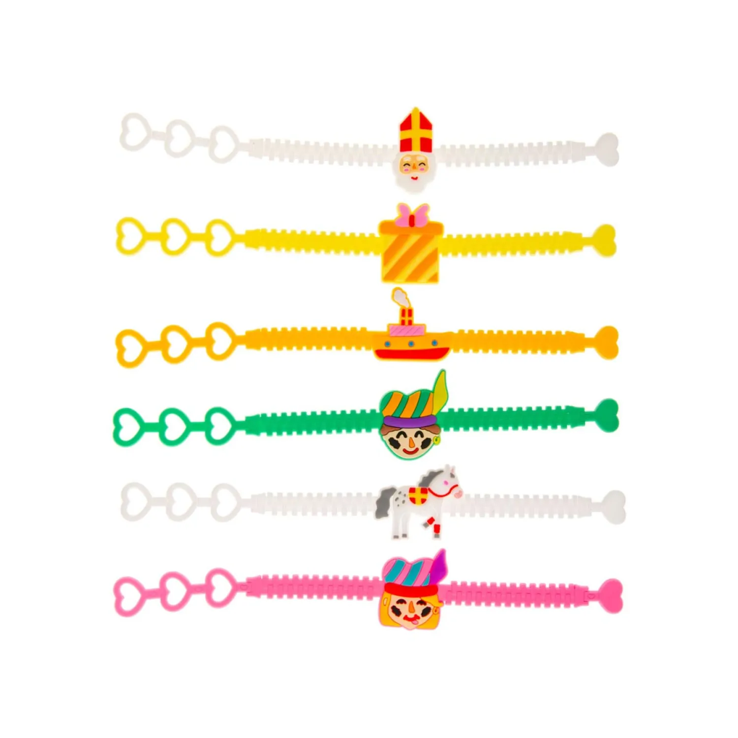 Armbandjes Sinterklaas, set van 12st.>Duckiez New
