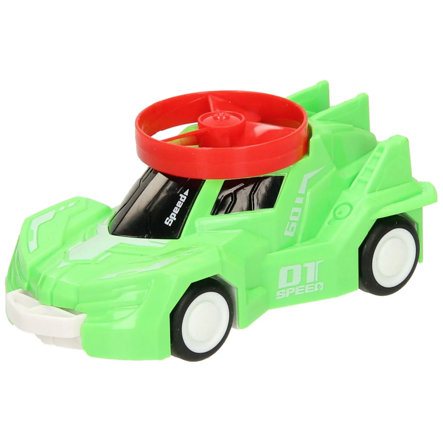 Auto met Afschietpropellor-