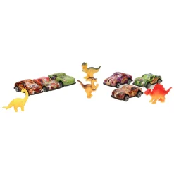 Autoset Dierenprint met Speeldieren Hot