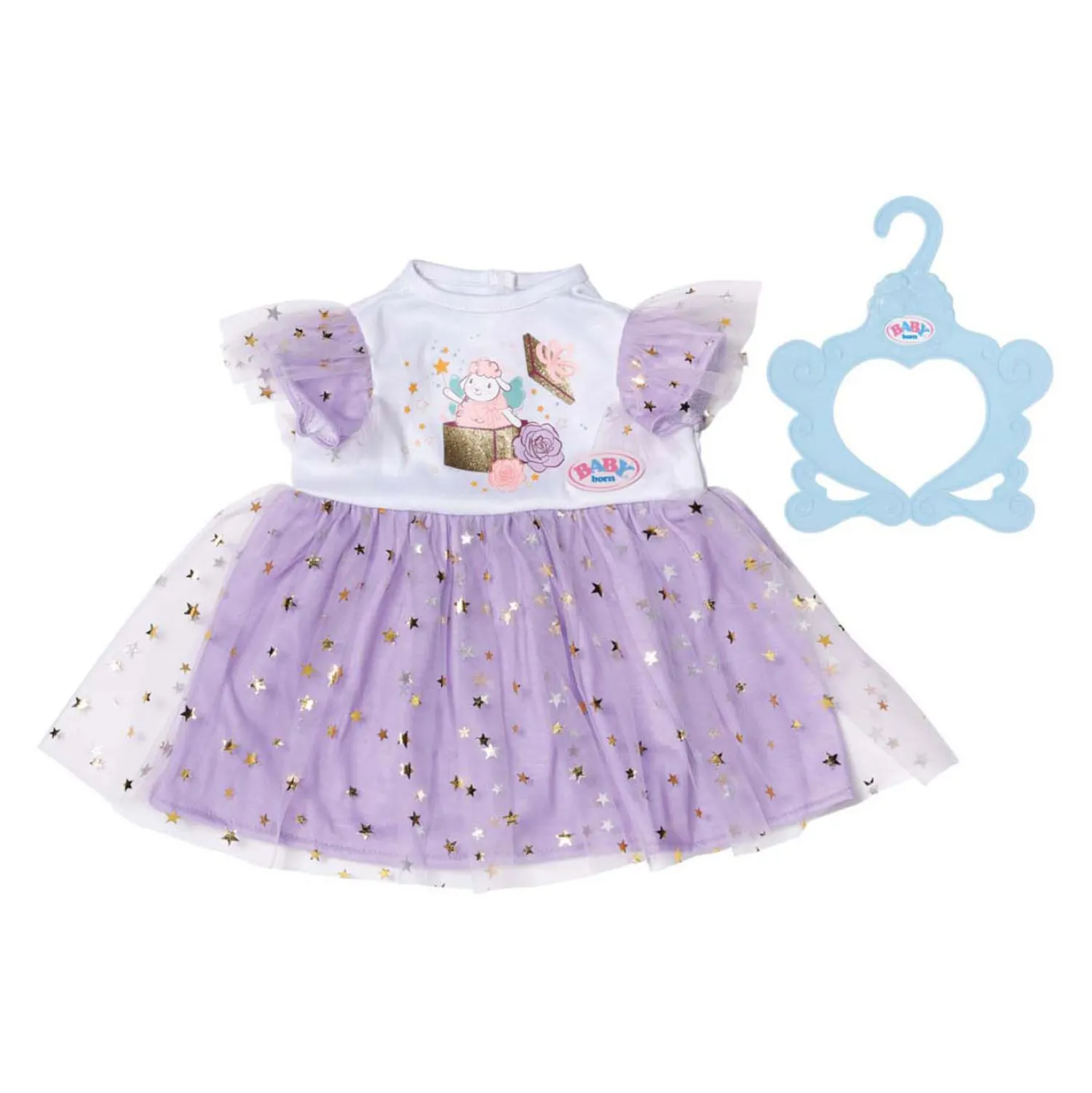 Paarse Jurkje, 43cm-Baby Born Sale