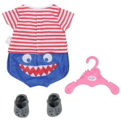 Pyjama met Schoenen Blauw, 43cm>Baby Born Online