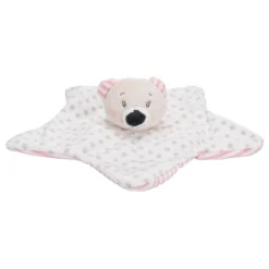 Baby Eco Pluche Knuffeldoekje Beer Ster - Roze Discount