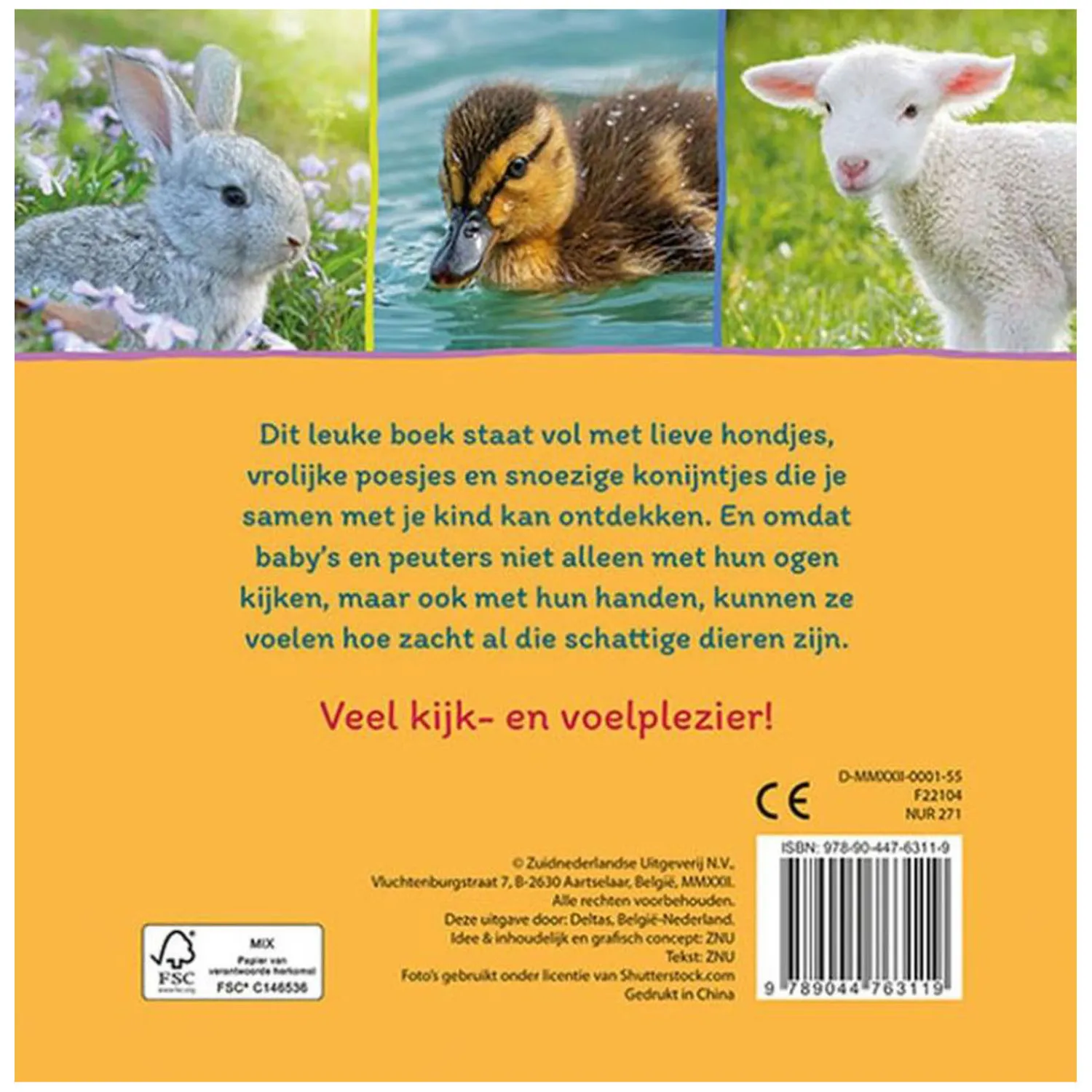 Baby's eerste voelboekje - Lieve dieren>Deltas Hot
