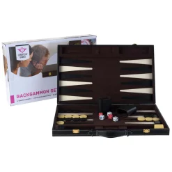 Backgammon 18 Bruin en Ivoor Klassiek Bordspel> Discount