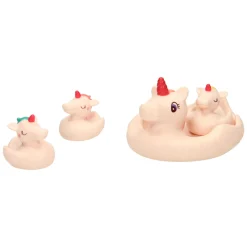 Baddieren Eenhoorn Familie, 4dlg.- Hot