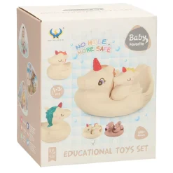 Baddieren Eenhoorn Familie, 4dlg.- Hot